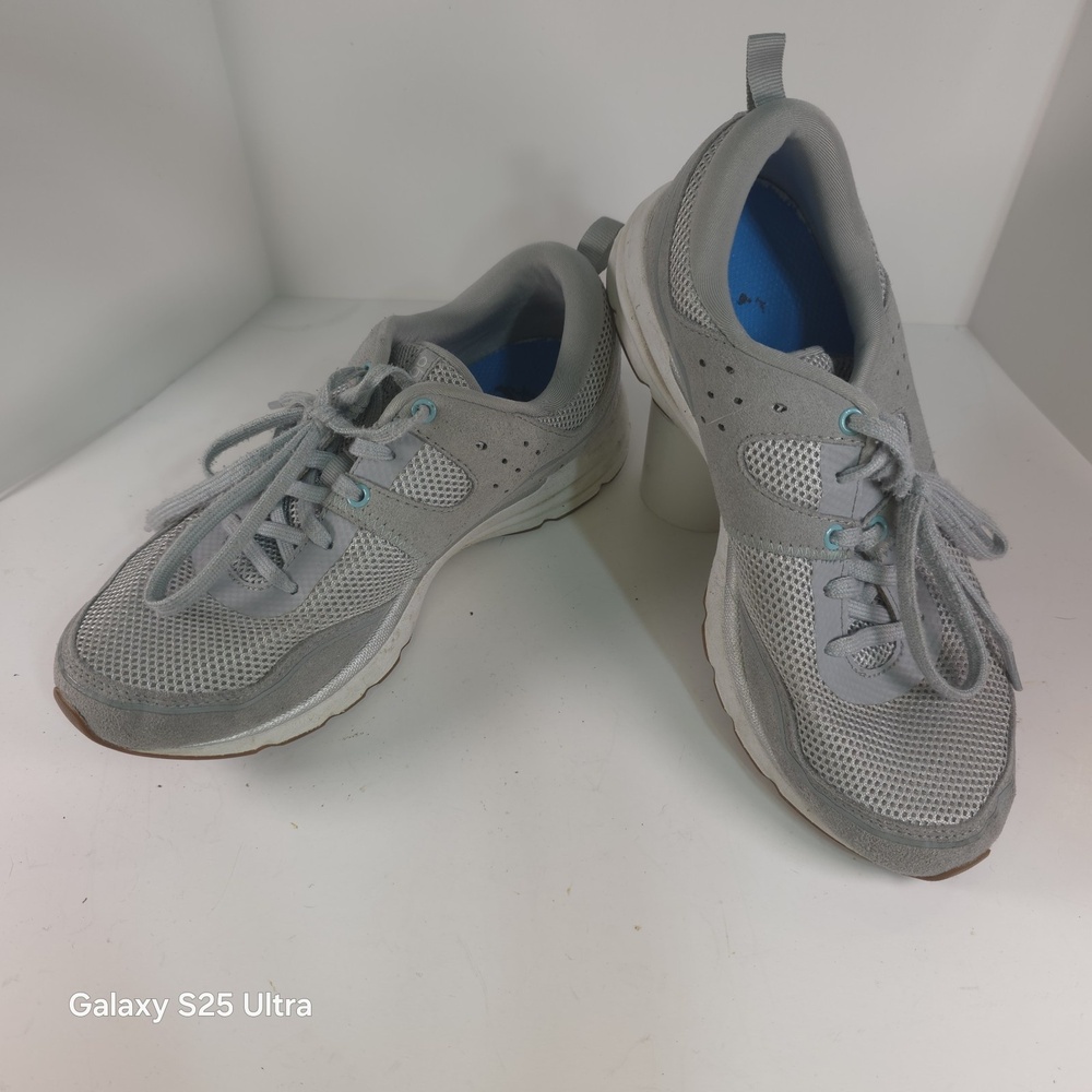 ABEO 3450 Woman's Sneaker Lace Up Gray Comfort Walking Shoe Sz 6.5M